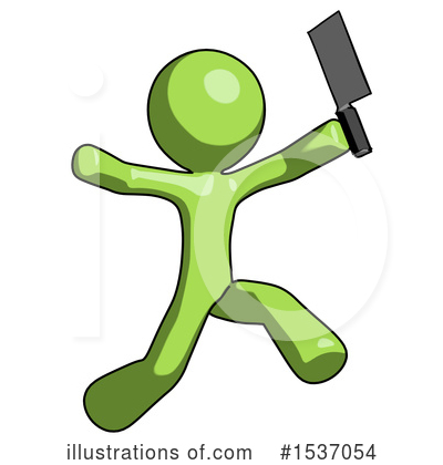 Royalty-Free (RF) Green Design Mascot Clipart Illustration by Leo Blanchette - Stock Sample #1537054