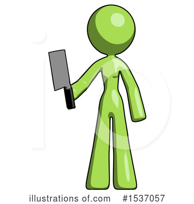 Royalty-Free (RF) Green Design Mascot Clipart Illustration by Leo Blanchette - Stock Sample #1537057