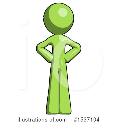 Royalty-Free (RF) Green Design Mascot Clipart Illustration by Leo Blanchette - Stock Sample #1537104