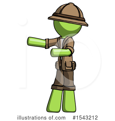 Royalty-Free (RF) Green Design Mascot Clipart Illustration by Leo Blanchette - Stock Sample #1543212
