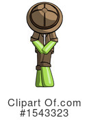 Green Design Mascot Clipart #1543323 by Leo Blanchette