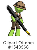 Green Design Mascot Clipart #1543368 by Leo Blanchette