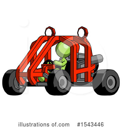 Royalty-Free (RF) Green Design Mascot Clipart Illustration by Leo Blanchette - Stock Sample #1543446