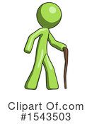Green Design Mascot Clipart #1543503 by Leo Blanchette