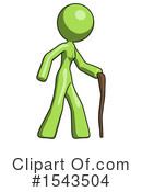 Green Design Mascot Clipart #1543504 by Leo Blanchette