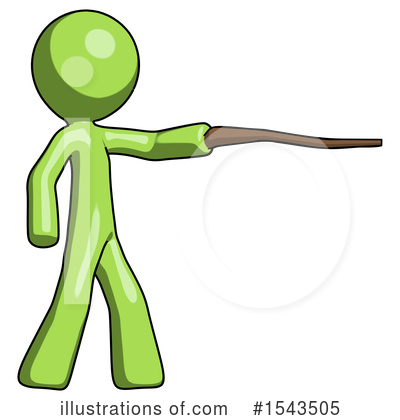 Royalty-Free (RF) Green Design Mascot Clipart Illustration by Leo Blanchette - Stock Sample #1543505