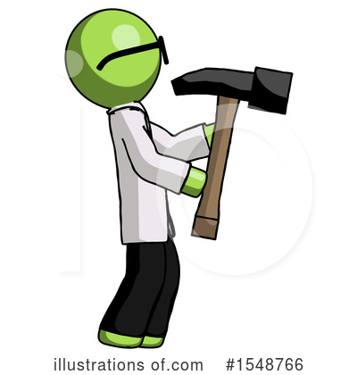 Royalty-Free (RF) Green Design Mascot Clipart Illustration by Leo Blanchette - Stock Sample #1548766