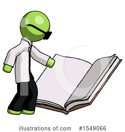 Royalty-Free (RF) Green Design Mascot Clipart Illustration by Leo Blanchette - Stock Sample #1549066