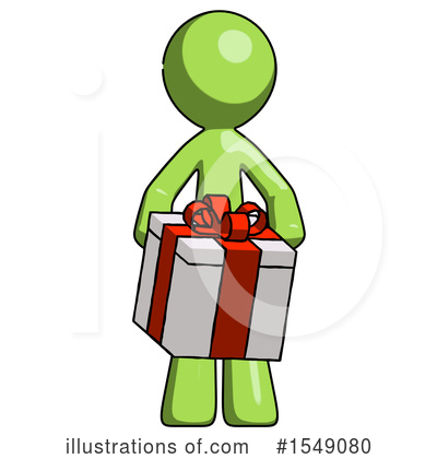 Royalty-Free (RF) Green Design Mascot Clipart Illustration by Leo Blanchette - Stock Sample #1549080