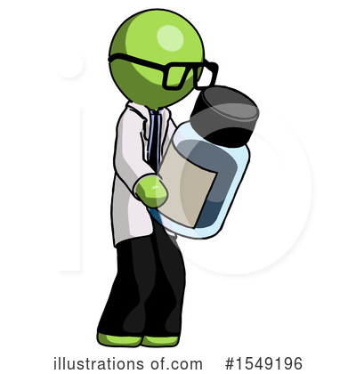 Royalty-Free (RF) Green Design Mascot Clipart Illustration by Leo Blanchette - Stock Sample #1549196