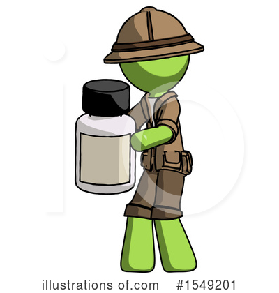 Royalty-Free (RF) Green Design Mascot Clipart Illustration by Leo Blanchette - Stock Sample #1549201