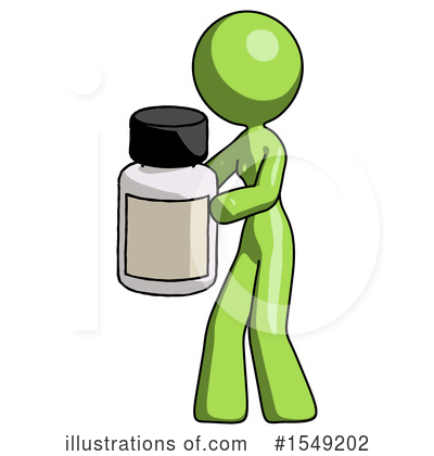 Royalty-Free (RF) Green Design Mascot Clipart Illustration by Leo Blanchette - Stock Sample #1549202