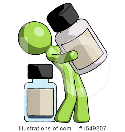 Royalty-Free (RF) Green Design Mascot Clipart Illustration by Leo Blanchette - Stock Sample #1549207