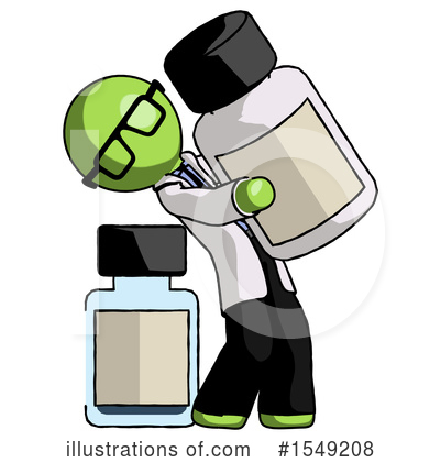 Royalty-Free (RF) Green Design Mascot Clipart Illustration by Leo Blanchette - Stock Sample #1549208