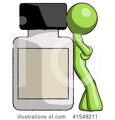 Royalty-Free (RF) Green Design Mascot Clipart Illustration by Leo Blanchette - Stock Sample #1549211