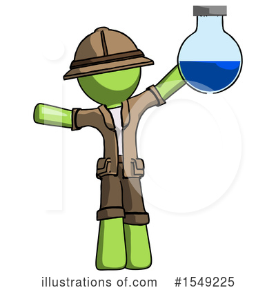 Royalty-Free (RF) Green Design Mascot Clipart Illustration by Leo Blanchette - Stock Sample #1549225