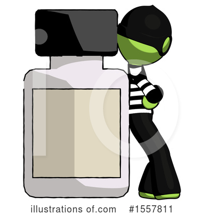 Royalty-Free (RF) Green Design Mascot Clipart Illustration by Leo Blanchette - Stock Sample #1557811