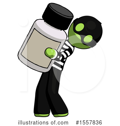 Royalty-Free (RF) Green Design Mascot Clipart Illustration by Leo Blanchette - Stock Sample #1557836