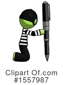 Green Design Mascot Clipart #1557987 by Leo Blanchette