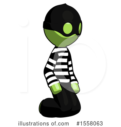 Royalty-Free (RF) Green Design Mascot Clipart Illustration by Leo Blanchette - Stock Sample #1558063