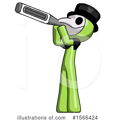 Royalty-Free (RF) Green Design Mascot Clipart Illustration by Leo Blanchette - Stock Sample #1566424