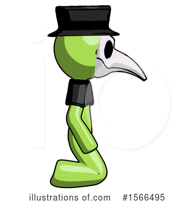 Royalty-Free (RF) Green Design Mascot Clipart Illustration by Leo Blanchette - Stock Sample #1566495
