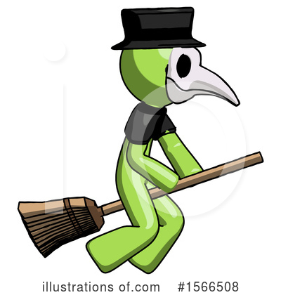 Royalty-Free (RF) Green Design Mascot Clipart Illustration by Leo Blanchette - Stock Sample #1566508