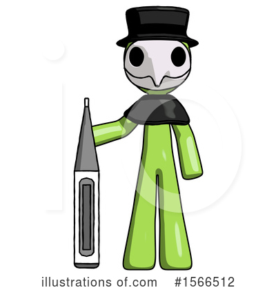 Royalty-Free (RF) Green Design Mascot Clipart Illustration by Leo Blanchette - Stock Sample #1566512
