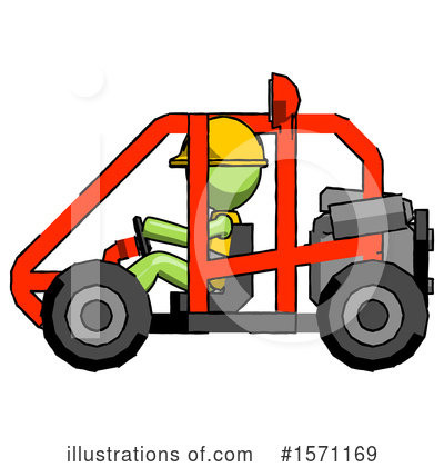 Royalty-Free (RF) Green Design Mascot Clipart Illustration by Leo Blanchette - Stock Sample #1571169