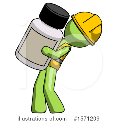 Royalty-Free (RF) Green Design Mascot Clipart Illustration by Leo Blanchette - Stock Sample #1571209