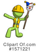 Green Design Mascot Clipart #1571221 by Leo Blanchette