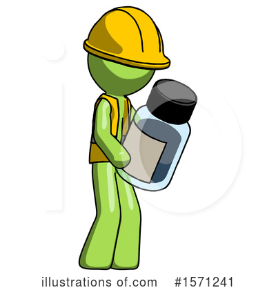 Royalty-Free (RF) Green Design Mascot Clipart Illustration by Leo Blanchette - Stock Sample #1571241