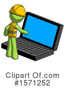 Green Design Mascot Clipart #1571252 by Leo Blanchette