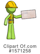 Green Design Mascot Clipart #1571258 by Leo Blanchette