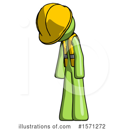 Royalty-Free (RF) Green Design Mascot Clipart Illustration by Leo Blanchette - Stock Sample #1571272