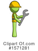 Green Design Mascot Clipart #1571281 by Leo Blanchette