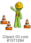 Green Design Mascot Clipart #1571294 by Leo Blanchette