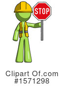 Green Design Mascot Clipart #1571298 by Leo Blanchette