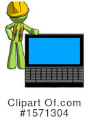 Green Design Mascot Clipart #1571304 by Leo Blanchette