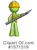 Green Design Mascot Clipart #1571319 by Leo Blanchette