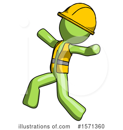 Royalty-Free (RF) Green Design Mascot Clipart Illustration by Leo Blanchette - Stock Sample #1571360
