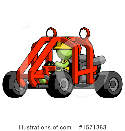 Royalty-Free (RF) Green Design Mascot Clipart Illustration by Leo Blanchette - Stock Sample #1571363