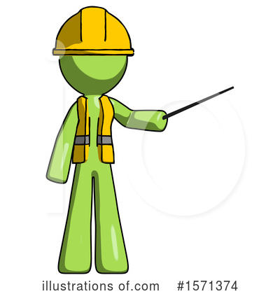 Royalty-Free (RF) Green Design Mascot Clipart Illustration by Leo Blanchette - Stock Sample #1571374