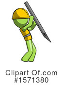 Green Design Mascot Clipart #1571380 by Leo Blanchette