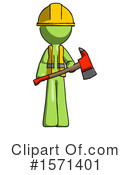 Green Design Mascot Clipart #1571401 by Leo Blanchette