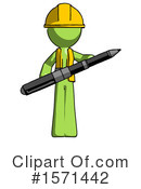 Green Design Mascot Clipart #1571442 by Leo Blanchette