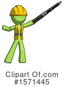 Green Design Mascot Clipart #1571445 by Leo Blanchette