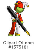 Green Design Mascot Clipart #1575181 by Leo Blanchette