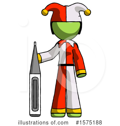 Royalty-Free (RF) Green Design Mascot Clipart Illustration by Leo Blanchette - Stock Sample #1575188