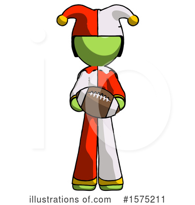 Royalty-Free (RF) Green Design Mascot Clipart Illustration by Leo Blanchette - Stock Sample #1575211